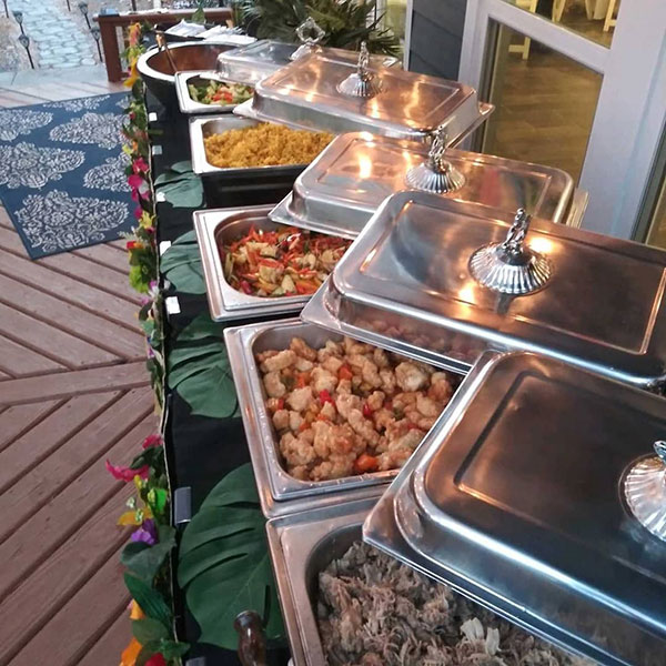 Hawaiian Luau Entertainment and Houston Catering Package for Your